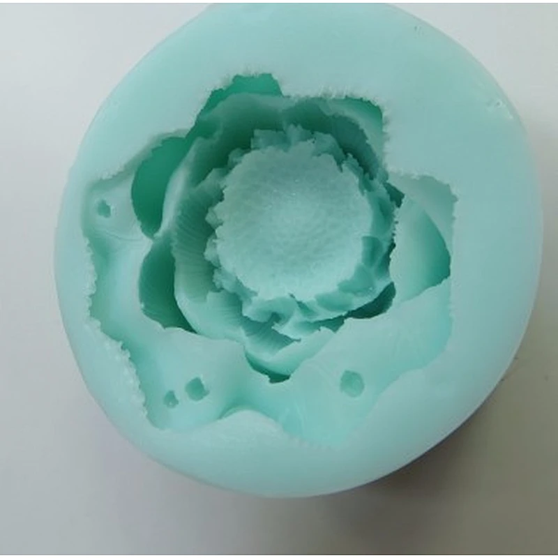 HC0023 3d lotus flowers candle soap Bouquet Flower silicone mold for Garden moulds