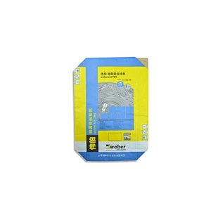 kraft paper valve bag packing cement, glue, mortar 25kg