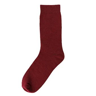China wholesale custom make your own winter black white mens dress comfortable soft socks men