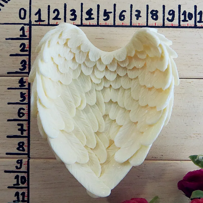 PRZY best-selling Angle wings cake decoration mold Wings silicone mold handmade soap molds
