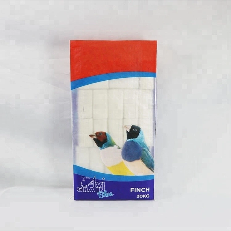 China bopp laminated pp woven birdseed packaging bag,animal feed bag pp woven