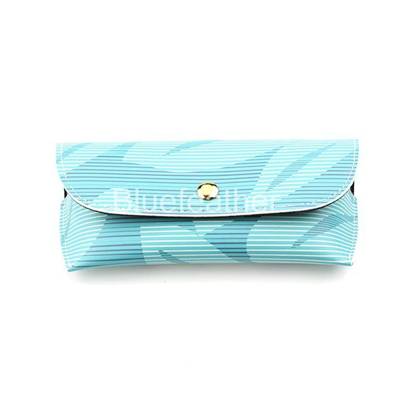 Women's Big-sized PU Leather Flower Sunglasses Case