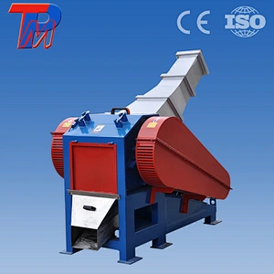 Tyrone 30kw pvc plastic pipe grinder crusher machine plastic pipe crusher machine