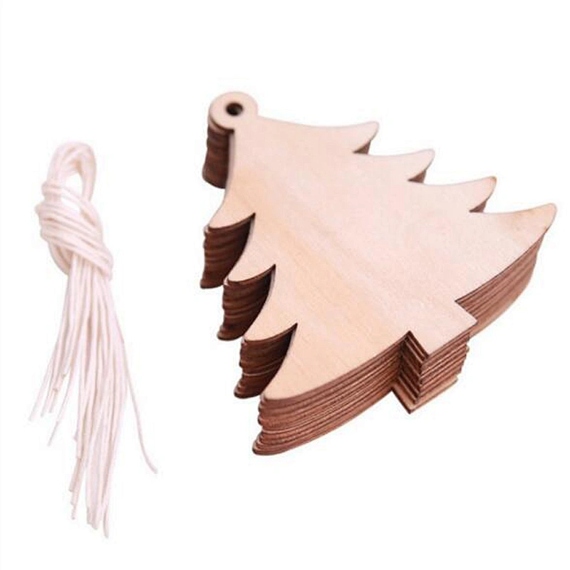 Free Sample Unique Christmas Decoration Gift Elk Snowman Snowflake Angel Pattern Christmas Tree Crafts Pendant