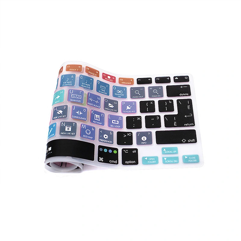 Ultra Thin Other Laptop Accessories Ableton Live Shortcut Silicone DIY Keyboard Skin Cover For Mac Russian English Cover