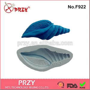 F922 PRZY Hot Sale fondant snail silicone cake mold