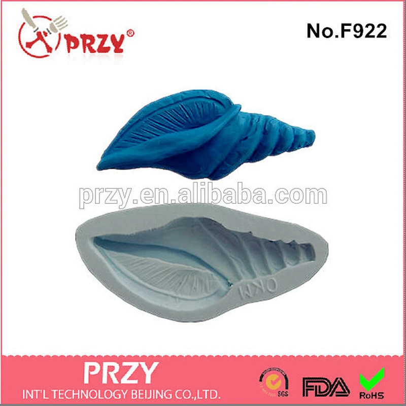 F922 PRZY Hot Sale fondant snail silicone cake mold