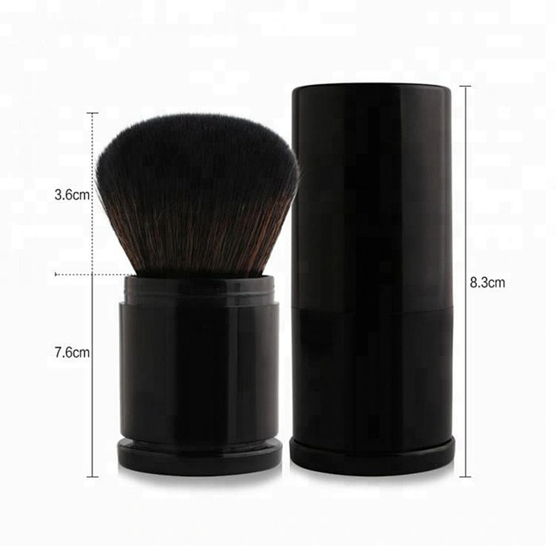 Imported Wholesale Kabuki Makeup Brush Foundation Travel Retractable Blush Brushes Beauty Cosmetic Kabuki Brush