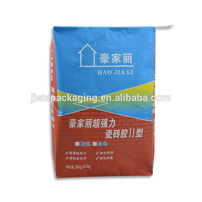 Hot sale cheaper empty 50kg 25kg 20kg cement, glue mortar kraft paper valve bag