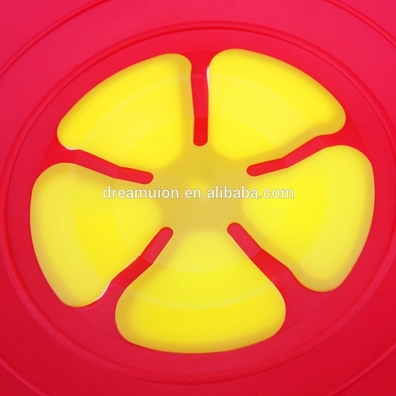 Flexible Flower Silicone Pot Cover Cooking Lid Spill Stopper 29.5cm Kitchen Gadgets Utensil Lids