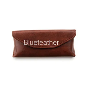 Unisex Style PU Leather Monocolor Sunglasses Case