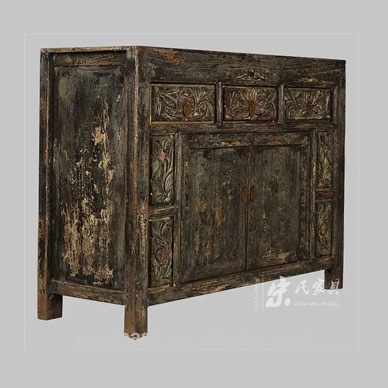 hand carved reproduction antiques china cabinets