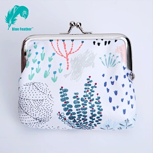 Classical pu leather material jewelry ring keychain chinese style coin purse
