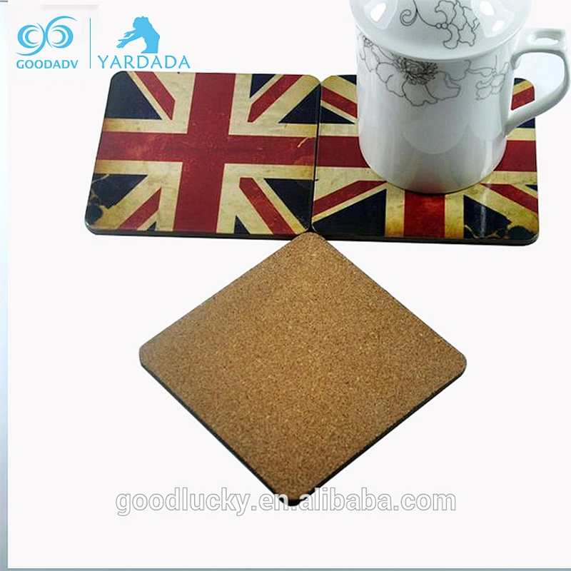 Promotion cheap custom round beer coaster cork logo