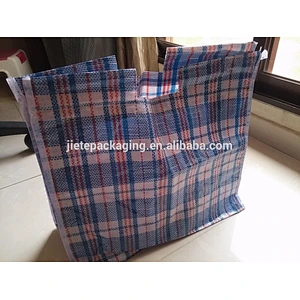 Economical custom design china recyclable pp woven zipper bag