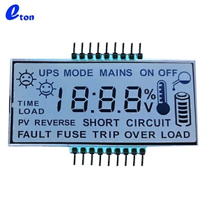 4 digit electric meter lcd display screen