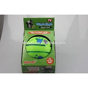 NEW Wiggle Giggle Jiggle Pet Ball Fit For All Size Dogs Suits Indoor& Outdoor--
