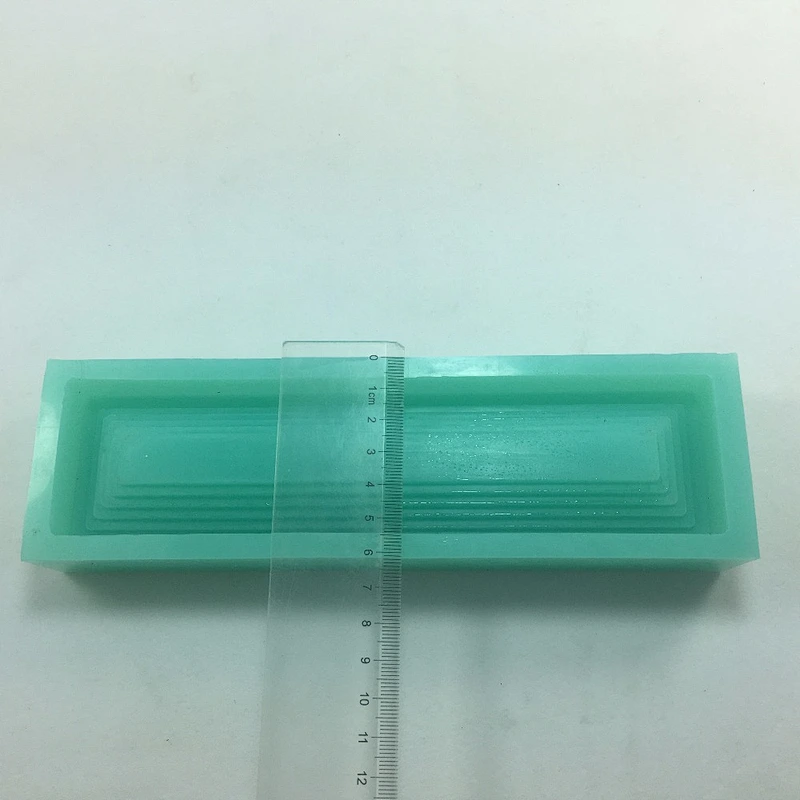Rectangular silicone mold for concrete silicone cement mold desk decoration mold