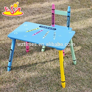 2018 high quality kindergarten wooden table and chairs for toddlers W08G217
