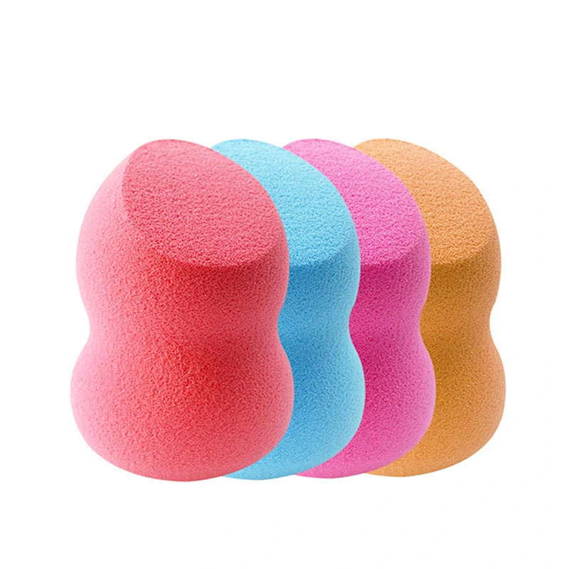 Wholesale gourd shape makeup sponge puff latex free sponge makeup