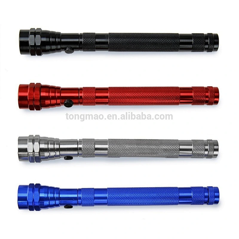 Retractable pick up tool led light
