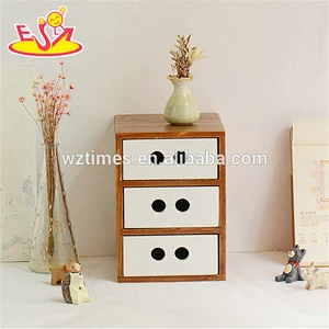 Wholesale high quality 3 layers wooden cabinet drawers easy to pull out W08C258