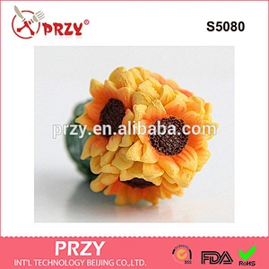 S5080 sunflower 3d soap mold silicone mold for candle handmade soap molds