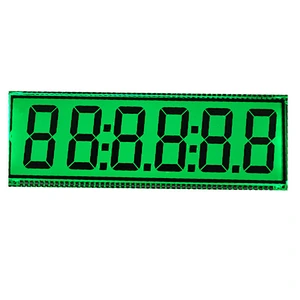 Custom big small 7 Segment monochrome display screen glass panel module TN LCD display