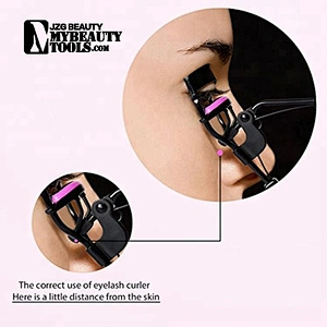 Heated salon glitter eyelash curler permanent