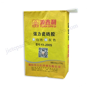 Customzied stand up kraft paper cement bag for wall putty powder,dry mortar,tile adhesive,gypsum