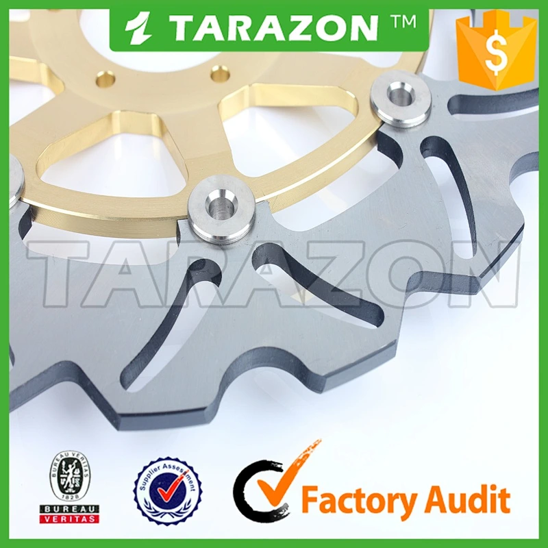 CNC aluminum 296mm street floating disc for motorcycle for CBR F 600 Goldwing gl1800