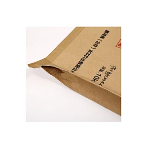 Top sale wholesale customized brown kraft paper-plastic packing bag for rice