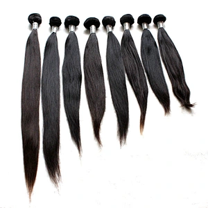 Top grade wholesale virgin human hair extension straight hair weaving