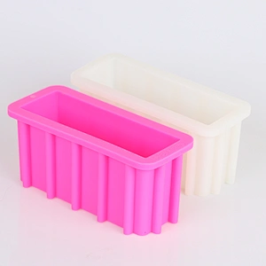 PR363 Silica gel Rectangle  Tall Skinny Toast Mousse Cake Tools Silicone Loaf Soap Mold