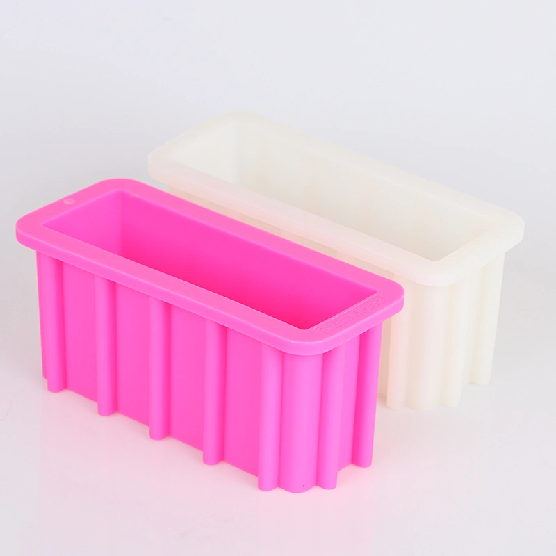 PR363 Silica gel Rectangle  Tall Skinny Toast Mousse Cake Tools Silicone Loaf Soap Mold