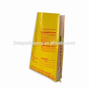China color printing pp woven bag of rice 100kg 50kg 25kg 5kg