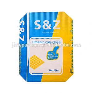 Accept custom order 20kg bottom square self closes kraft paper valve bag for cement packing