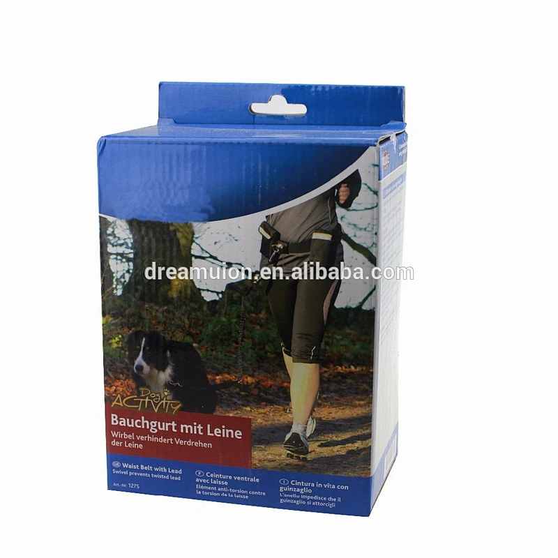 Pet Dog Puppy Waist Belt with Lead Running Jogging Hands Free Leash Nylon Popular