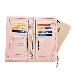 China Factory Latest Design High Quality Women Wallet Leather Ladies Purse