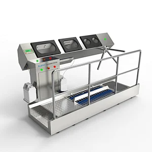 Professional automatic hygiene cleaning station for food processing
