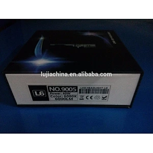 L6 9005 6000lm car led headlight canbus 40W Lujia mini led projector headlight 6000k H1 H3 H4 9004 h7 y22 slimer than y19 t5 COB