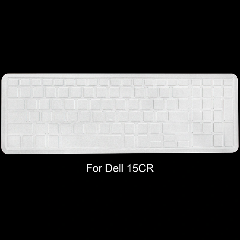 clear tpu keyboard cover laptop keyboard skin for dell skin laptop 14CR 15CR