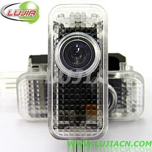 Hot sale No Need Drilling Audis welcome LED Shadow logo door Light