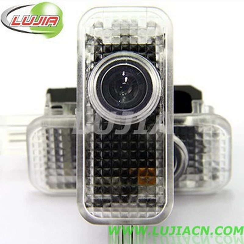Hot sale No Need Drilling Audis welcome LED Shadow logo door Light