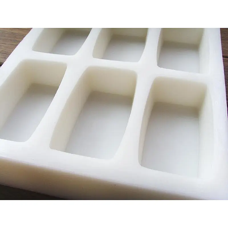 S2325 przy 4 cavity rectangle mold silicone mold for soap