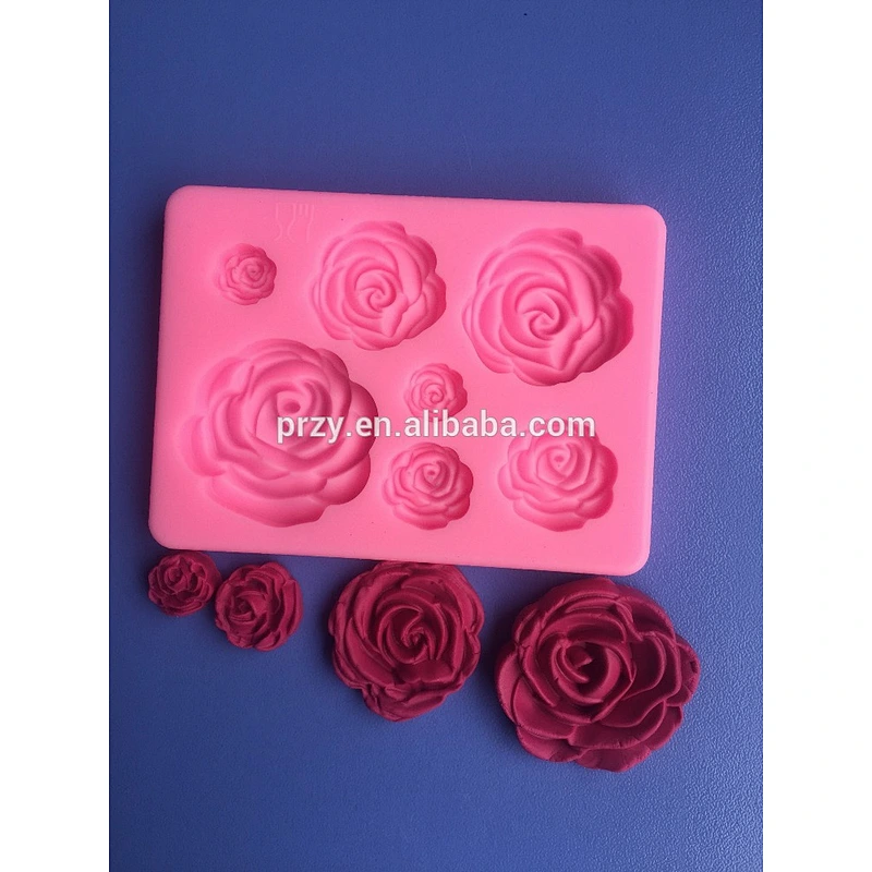 F2501 PRZY flower shape silicone fondant mold cake mold silicone fondant mold