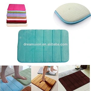 Memory Foam Microfibre Bath Room Mat Non-slip Absorbent Rug Pad Carpet Comfortable