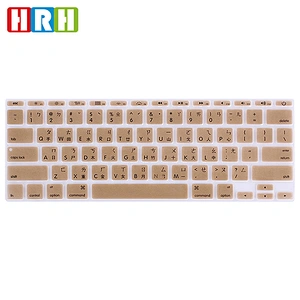 ODM Taiwanese Silicone Laptop Keyboard Skins custom keyboard skin for Macbook Air 11 Keyboard Protector English Version