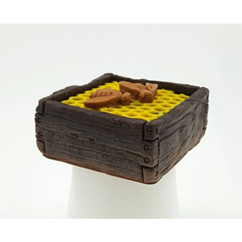 Square honeycomb Soap silica molds small bee pattern soap mould