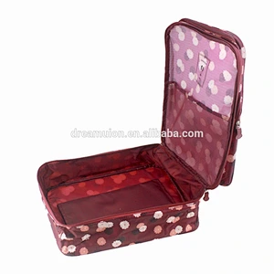 Travel Shoes Box Pouch Storage Waterproof Portable Organizer Bag with Printed design Brand New